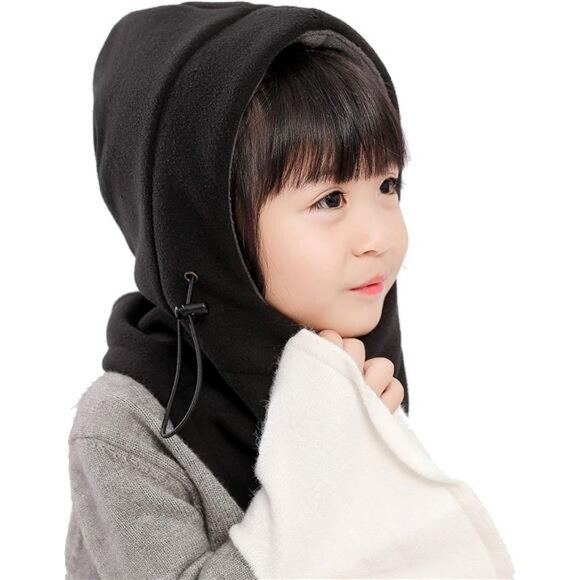Kids Winter Windproof Cap,Children's Double Warm Balaclava Face Mask for Cold - Picture 3 of 5